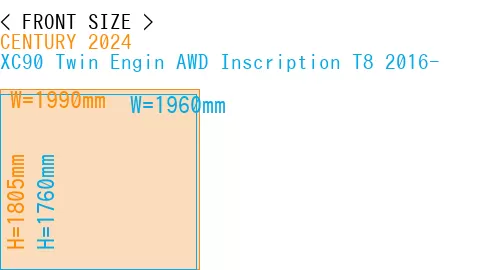 #CENTURY 2024 + XC90 Twin Engin AWD Inscription T8 2016-